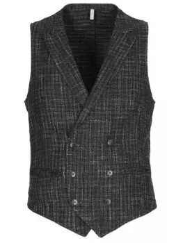 Жилет двубортный