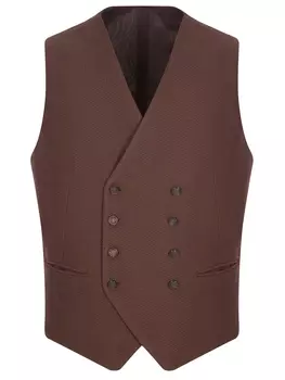Жилет двубортный
