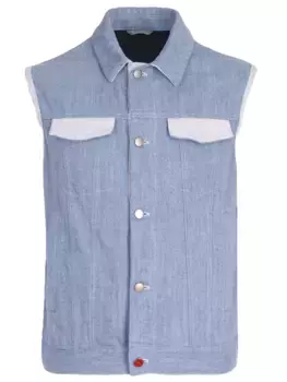 Жилет джинсовый