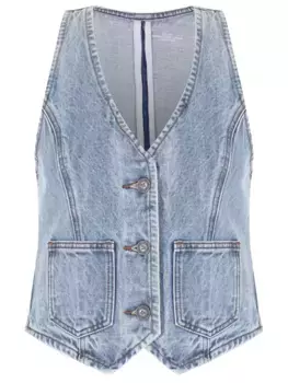 Жилет джинсовый