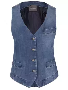 Жилет джинсовый