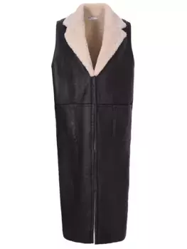 Жилет из дубленой овчины