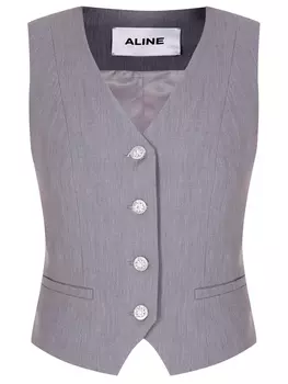 Жилет из хлопка и вискозы ALINE