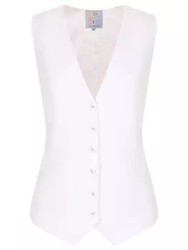 Жилет из хлопка и вискозы OLOLOL