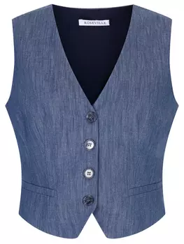 Жилет из шамбре ROSEVILLE