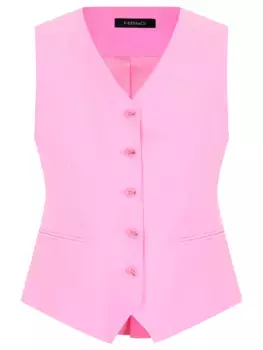 Жилет из вискозы и льна