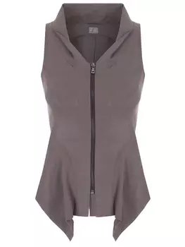 Жилет изо льна и вискозы MALLONI