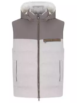 Жилет комбинированный