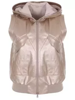 Жилет кожаный