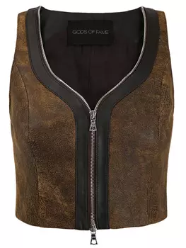 Жилет кожаный GODS OF FAME