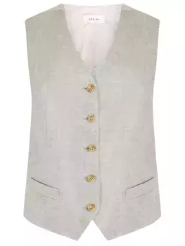Жилет льняной