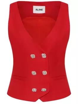 Жилет льняной