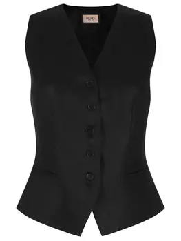 Жилет льняной