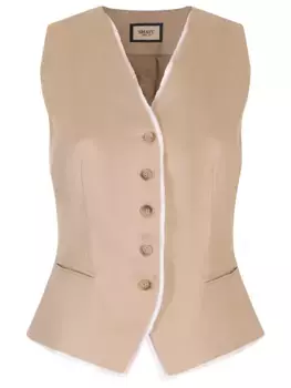 Жилет льняной