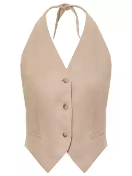 Жилет льняной