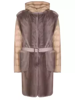 Жилет норковый с курткой FERRE