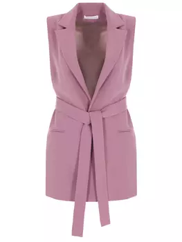 Жилет однотонный