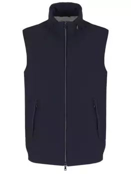 Жилет однотонный