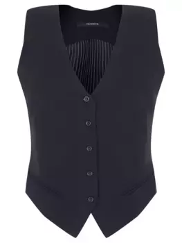 Жилет однотонный