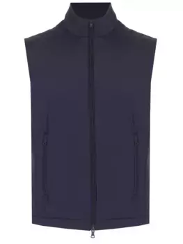 Жилет однотонный