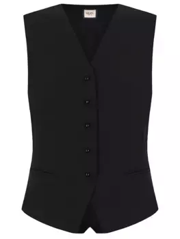 Жилет однотонный