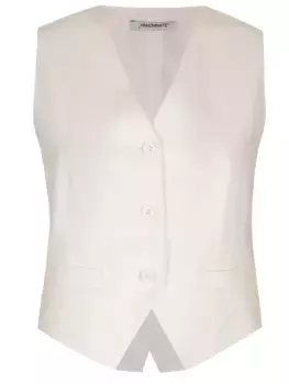Жилет однотонный
