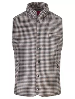 Жилет пуховый в клетку MONTECORE