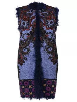 Жилет с мехом ламы