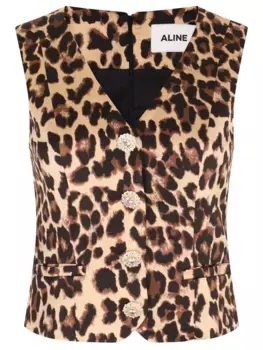 Жилет с принтом