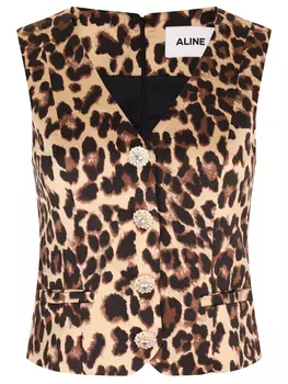 Жилет с принтом ALINE