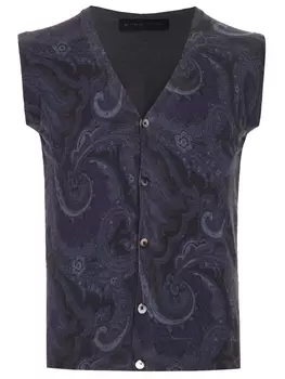 Жилет с принтом ETRO