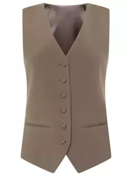 Жилет шелковый
