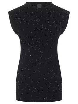 Жилет шерстяной с пайетками LORENA ANTONIAZZI