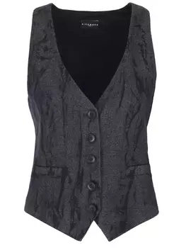 Жилет шерстяной с принтом JOHN RICHMOND