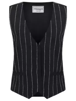 Жилет со стразами