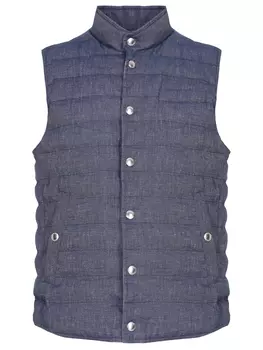 Жилет стеганый BRUNELLO CUCINELLI
