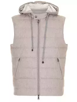 Жилет стеганый шерстяной