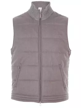 Жилет стеганый шерстяной