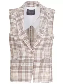 Жилет в клетку