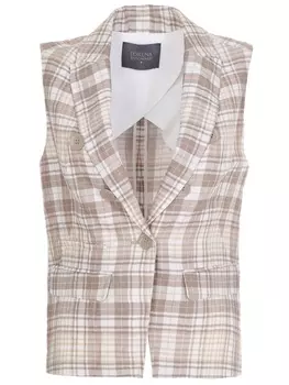 Жилет в клетку LORENA ANTONIAZZI