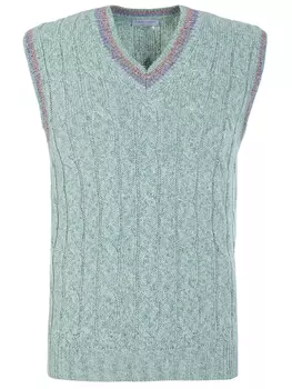 Жилет вязаный