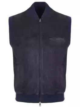 Жилет замшевый