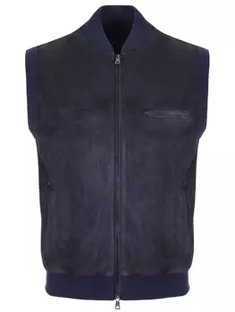 Жилет замшевый