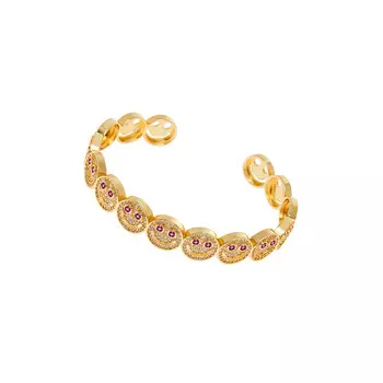 Браслет Crystal Smiley Face Bracelet – Red