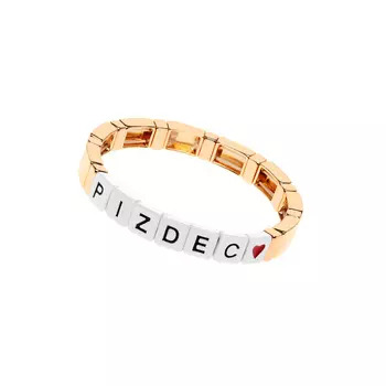 Браслет Personalisation Gold Bracelet – PIZDEC