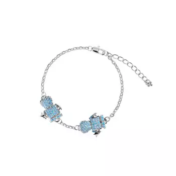 Браслет Silver Precious Bracelet Two Boys - Blue