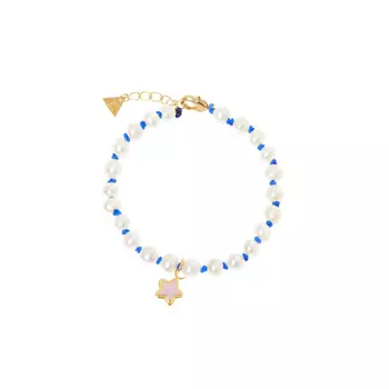 Браслет Stardust Knitted Pearl Bracelet – Pink