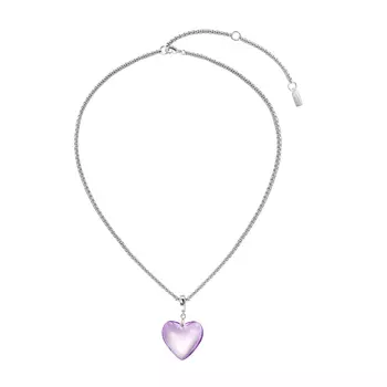 Цепь Lonely Heart Purple-Silver Necklace