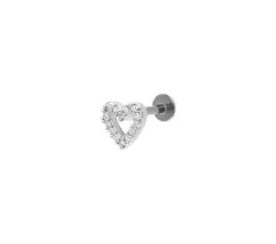 Crystal Heart Earring