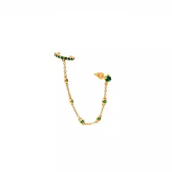 Кафф Dangling Green Cuff